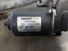 Toyota Avensis T250 Tringlerie et moteur d'essuie-glace avant 8511005060