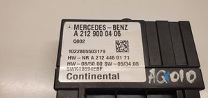 Mercedes-Benz E AMG W212 Polttoaineen ruiskutuspumpun ohjainlaite/moduuli A2129000406