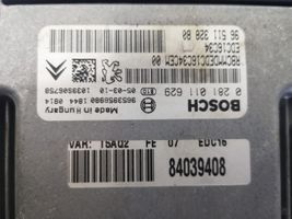 Peugeot 307 Variklio valdymo blokas 0281011629