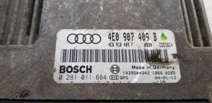 Audi A8 S8 D3 4E Centralina/modulo del motore 4E0907409B