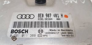 Audi A4 S4 B6 8E 8H Centralina/modulo del motore 8E0907401H