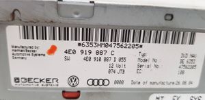 Audi A8 S8 D3 4E Unità di navigazione lettore CD/DVD 4E0919887C