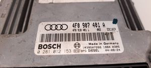 Audi A6 S6 C6 4F Variklio valdymo blokas 4F0907401A