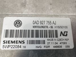 Volkswagen Touareg I Pavarų dėžės reduktorius (razdatkės) valdymo blokas 0AD927755AJ