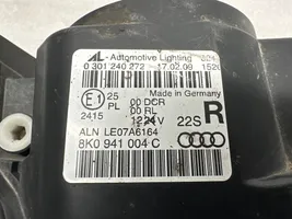 Audi A4 S4 B8 8K Etu-/ajovalon valaisimen sarja 8K0941004C