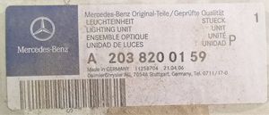 Mercedes-Benz E W211 Element lusterka bocznego drzwi przednich 2038200159