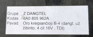 Audi Cabriolet B3 8G Repuesto del conducto de ventilación 8A0805962A