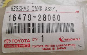 Toyota Camry Vase d'expansion / réservoir de liquide de refroidissement 1647028060