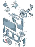 Volkswagen Crafter Radiatoriaus oro nukreipėjas (-ai) 2E0121283A