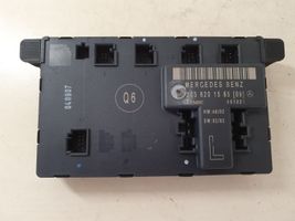 Mercedes-Benz C W203 Door control unit/module 2038201585