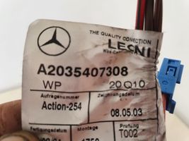 Mercedes-Benz C W203 Faisceau de câblage de porte arrière A2035407308