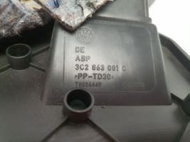 Volkswagen PASSAT B6 Paneļa dekoratīvās apdares vairogs (apakšējais) 3C2863081C