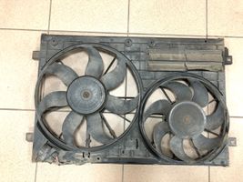 Volkswagen PASSAT B6 Electric radiator cooling fan 1K0121207AD