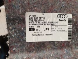 Audi A6 S6 C7 4G Rivestimento vano della ruota di scorta 4G9863697B