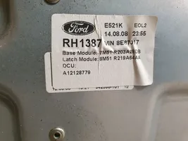 Ford C-MAX I Mechanizm podnoszenia szyby przedniej bez silnika 7M51R203A28DB