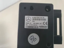 Mercedes-Benz C W203 Puhelimen käyttöyksikkö/-moduuli A2038203226