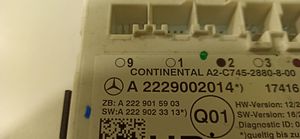 Mercedes-Benz C W205 Durų elektronikos valdymo blokas A2229002014