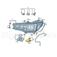 Audi A4 S4 B9 Moduł poziomowanie świateł Xenon 4M0907397AD