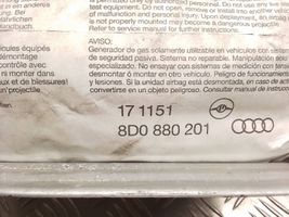 Audi A4 S4 B5 8D Airbag del passeggero 8D0880201