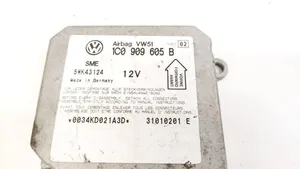 Volkswagen PASSAT B5.5 Turvatyynyn ohjainlaite/moduuli 1C0909605b