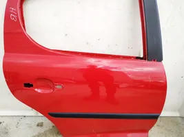 Peugeot 207 Drzwi tylne raudonos