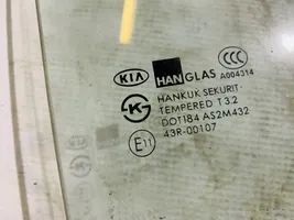 KIA Carens I Rear door window glass 