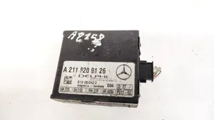 Mercedes-Benz C W203 Boîtier module alarme A2118209126