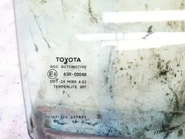 Toyota Auris 150 Pagrindinis galinių durų stiklas 