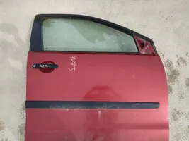 Volkswagen Polo IV 9N3 Drzwi przednie raudonos