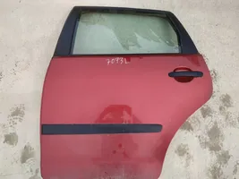 Volkswagen Polo IV 9N3 Drzwi tylne raudonos