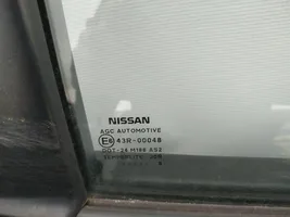 Nissan Qashqai Vitre de fenêtre porte arrière 