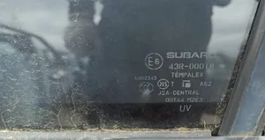 Subaru Outback Vitre de fenêtre porte arrière Raudona