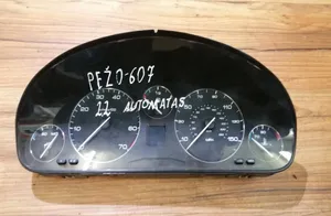 Peugeot 607 Compteur de vitesse tableau de bord 9629598680