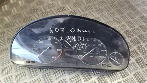 Peugeot 607 Compteur de vitesse tableau de bord 9629598880