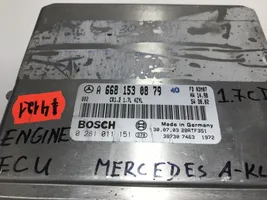 Mercedes-Benz A W168 Centralina/modulo del motore a6681530879