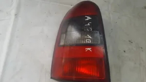 Opel Vectra B Aizmugurējais lukturis virsbūvē 09153153