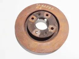 Citroen C2 Front brake disc ventiliuojamas