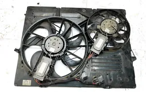 Volkswagen Touareg I Convogliatore ventilatore raffreddamento del radiatore 7l0121203f