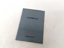 Citroen AX Serviso knygelė 