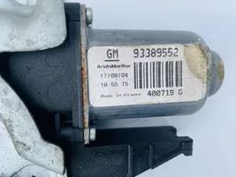 Opel Meriva A Moteur de lève-vitre de porte avant 93389552