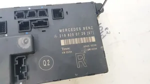 Mercedes-Benz CLS C219 Door control unit/module 2198200726