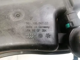 Porsche Boxster 981 Dzesēšanas šķidruma izplešanās tvertne 98110604703