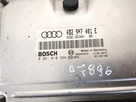 Audi A6 S6 C5 4B Centralina/modulo del motore 4b2907401e