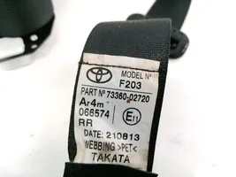 Toyota Auris E180 Takaistuimen turvavyö 7336002720