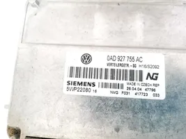 Volkswagen Touareg I Module de contrôle de boîte de vitesses ECU 0AD927755AC