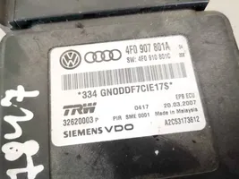 Audi A6 S6 C6 4F Jarrujärjestelmän ohjainlaite/moduuli 4f0907801a