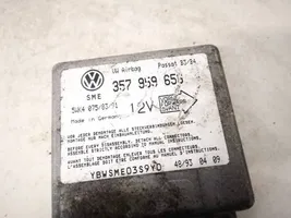 Volkswagen PASSAT B3 Airbag control unit/module 357959656