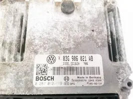 Volkswagen PASSAT B6 Centralina/modulo del motore 03G906021AB