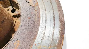 Renault Scenic II -  Grand scenic II Rear brake disc neventiliuojamas