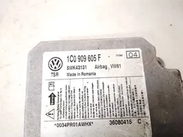 Skoda Fabia Mk2 (5J) Sterownik / Moduł Airbag 1c0909605f